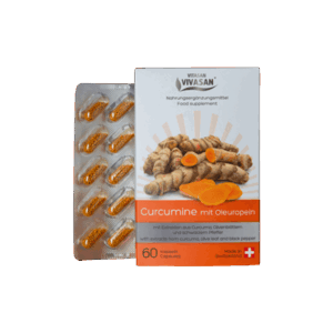 Cápsula de extracto de Cúrcuma.