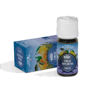 Enjuague higiene bucal Mezcla de aceites esenciales.